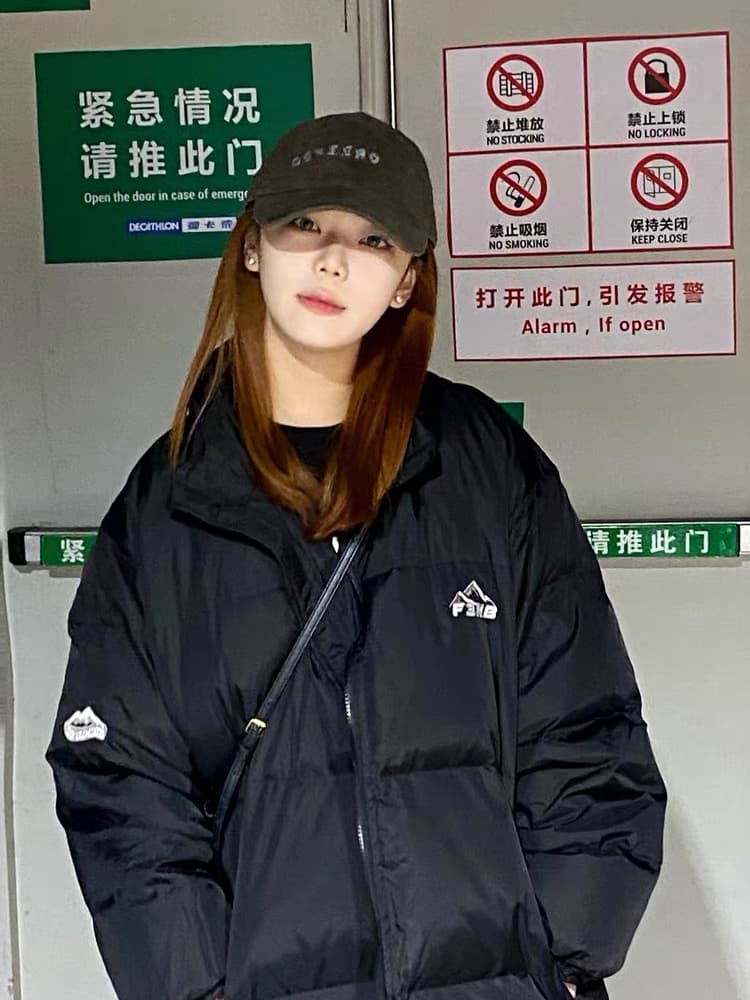 2025 여성 겨울 새로운 아래 면화 의류 한 부서 작은 대중 oversize 얇고 가벼운 보온 남녀 면 의류 재킷 이미지 3