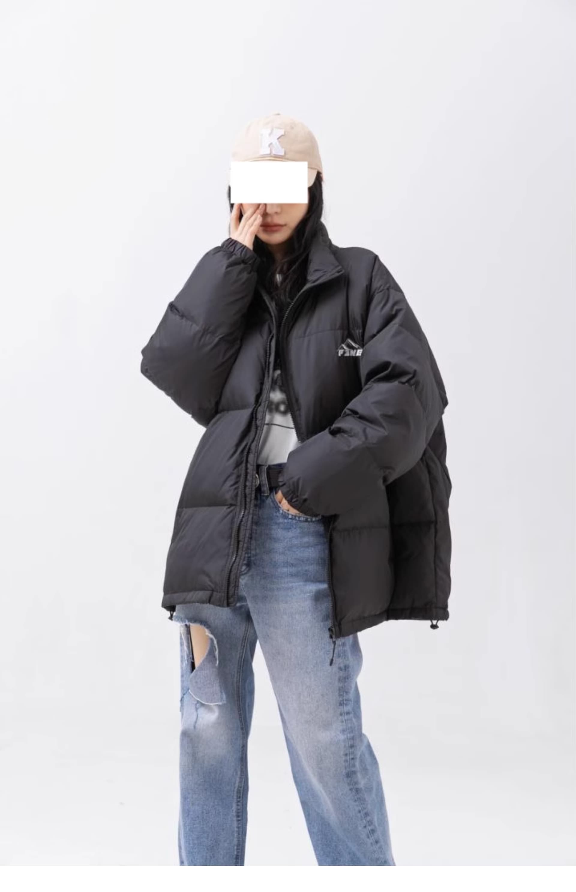 2025 여성 겨울 새로운 아래 면화 의류 한 부서 작은 대중 oversize 얇고 가벼운 보온 남녀 면 의류 재킷 상세 이미지 10