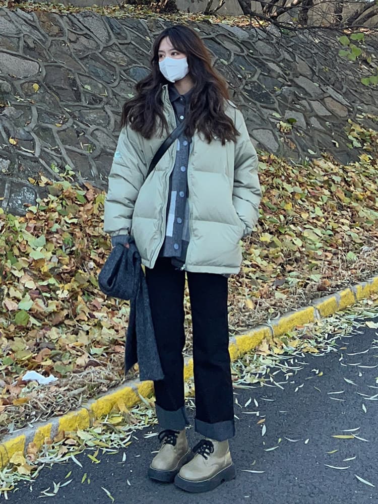 2025 여성 겨울 새로운 아래 면화 의류 한 부서 작은 대중 oversize 얇고 가벼운 보온 남녀 면 의류 재킷 상세 이미지 13