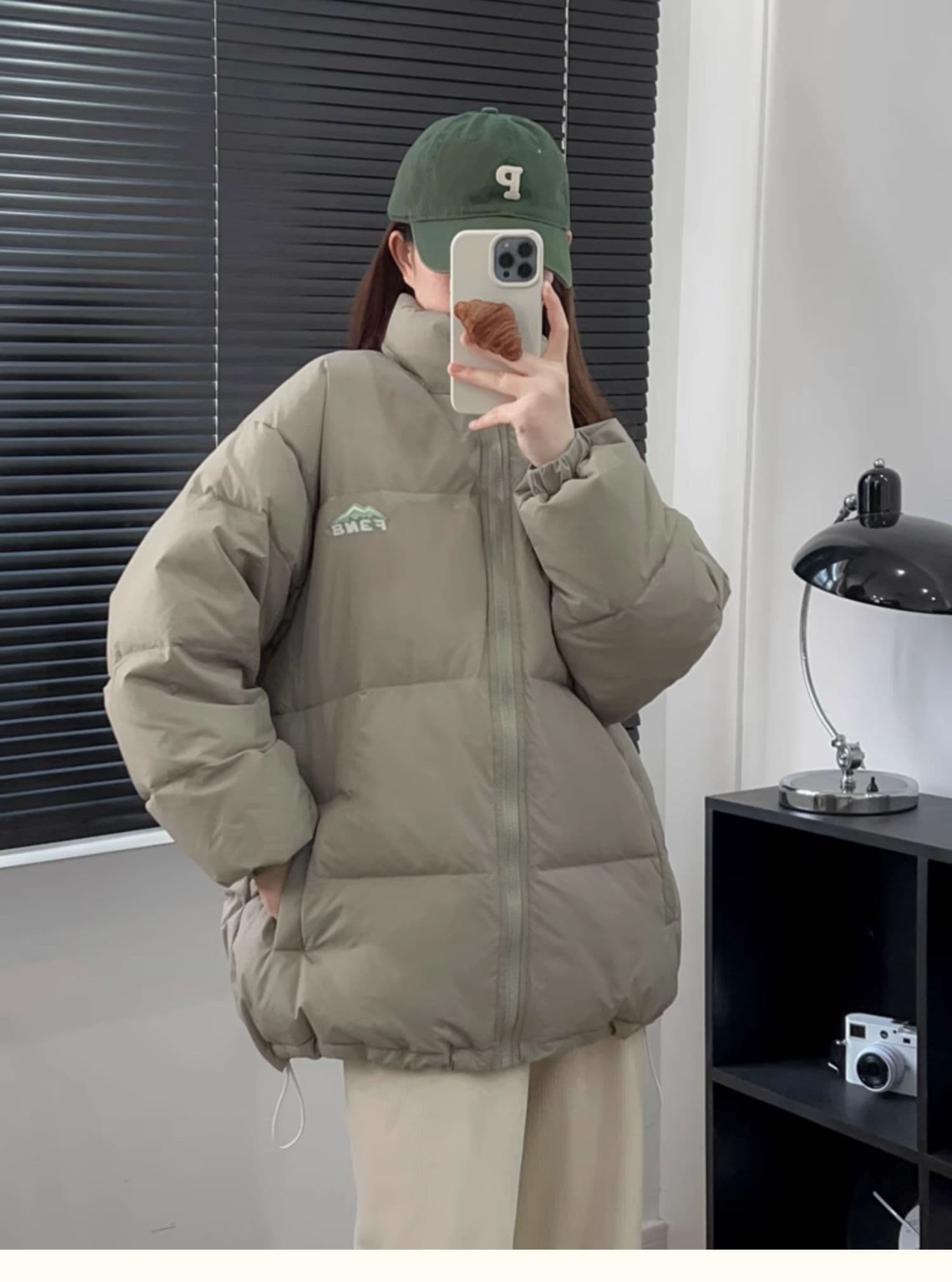 2025 여성 겨울 새로운 아래 면화 의류 한 부서 작은 대중 oversize 얇고 가벼운 보온 남녀 면 의류 재킷 상세 이미지 17