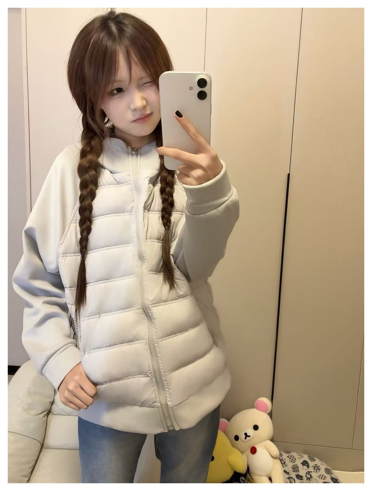 다용도 그레이트 과소 평가 얇은 갈비 살 면 의류 소녀 달콤함 2026 년 가을 겨울 새로운 면 옷 목화 진딧물 재킷 상세 이미지 9