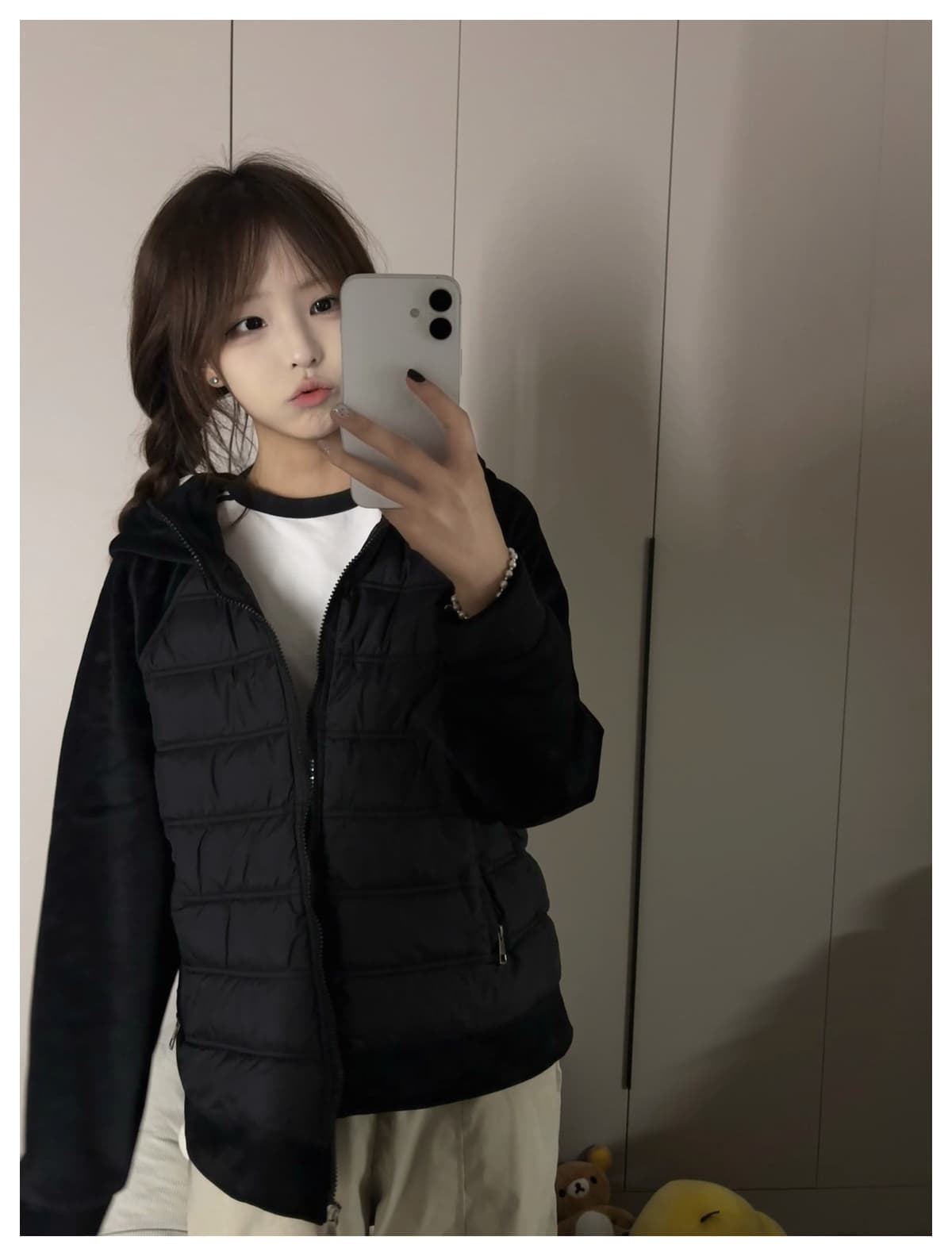 다용도 그레이트 과소 평가 얇은 갈비 살 면 의류 소녀 달콤함 2026 년 가을 겨울 새로운 면 옷 목화 진딧물 재킷 상세 이미지 22