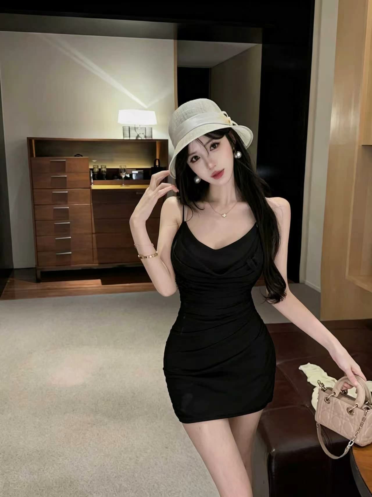 실사 망사 투피스 드레스 상세 이미지 20