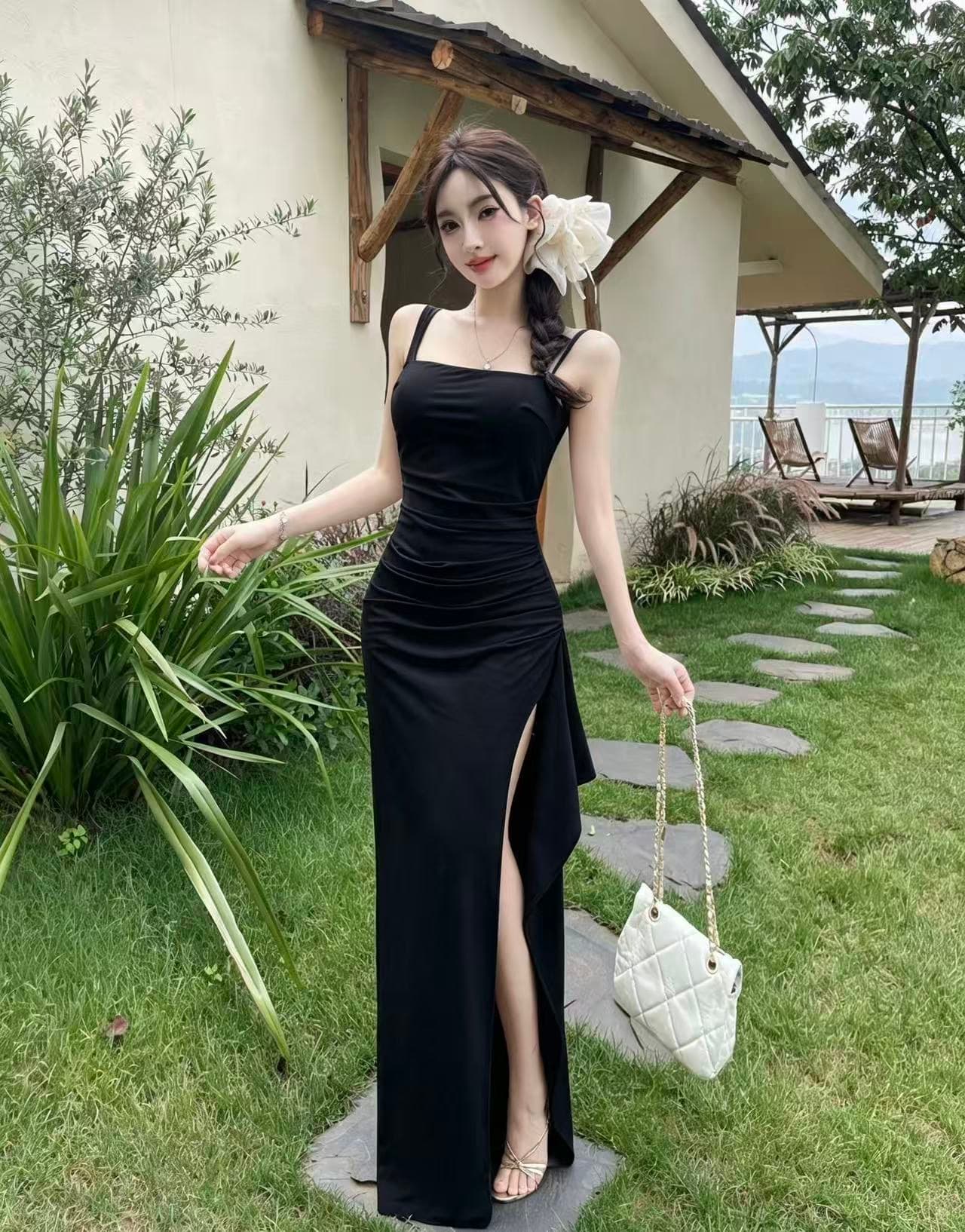 실사 롱 코트 조끼 스커트 상세 이미지 2