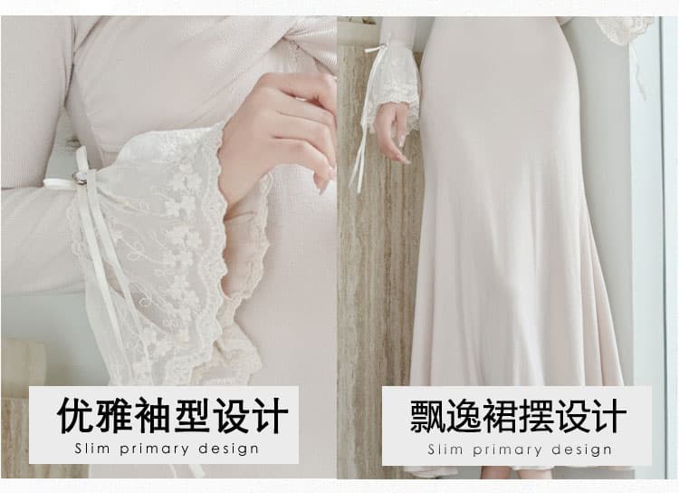 재고 있음 고급 작은 대중 치마 고급 센스 패션 품격 몸매 가꾸기 타이트 스커트 인어 꼬리 드레스 2026 년 가을 상세 이미지 3