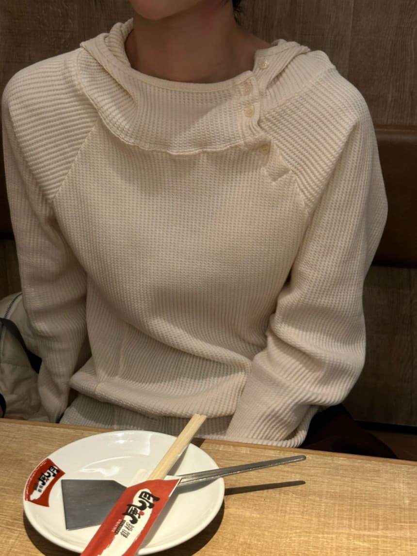 있음 선적 chic 한국 스타일 후아 남편 그리드 봄 가을 후드 티 스웨터 상세 이미지 9