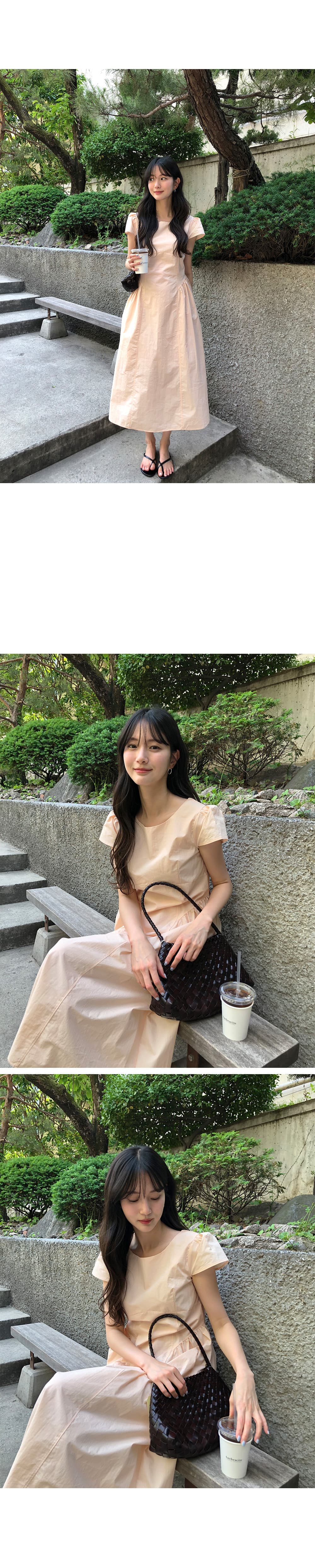 chic 한국 스타일 캐주얼 휴가 바람 드레스 상세 이미지 3