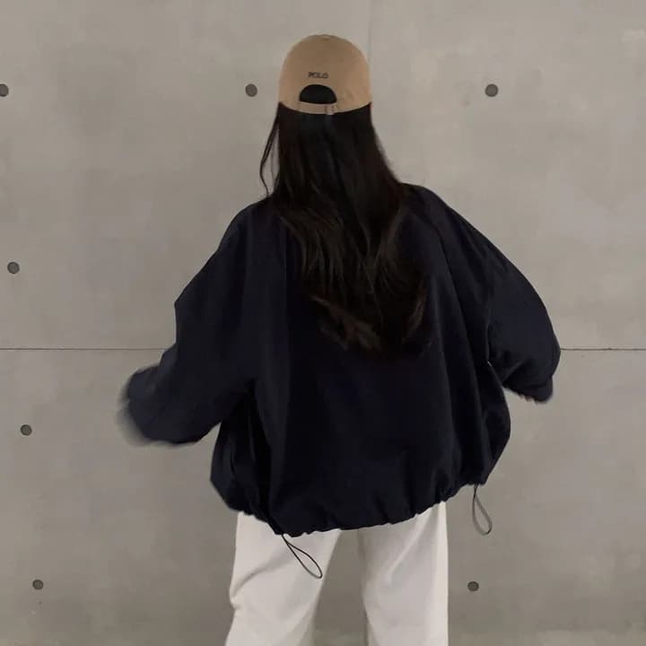 있음 선적 chic 한국 스타일 배색 캐주얼 재킷 상세 이미지 13