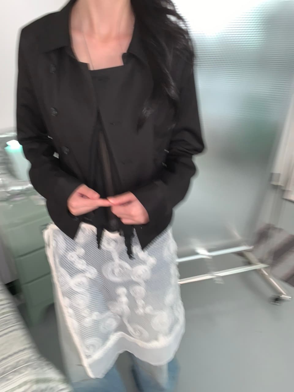 chic 한국 스타일 불규칙 재킷 상세 이미지 41
