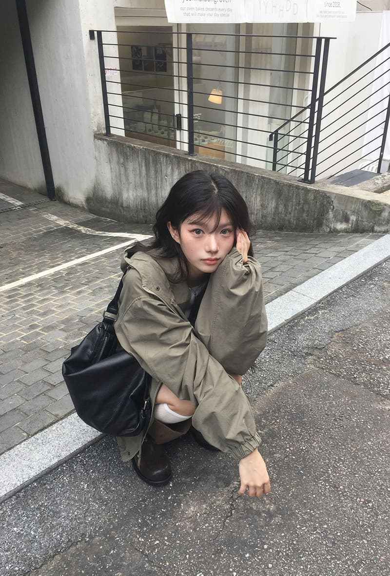 chic 한국 스타일 미니멀리즘 쇼트 스타일 재킷 재킷 상세 이미지 9