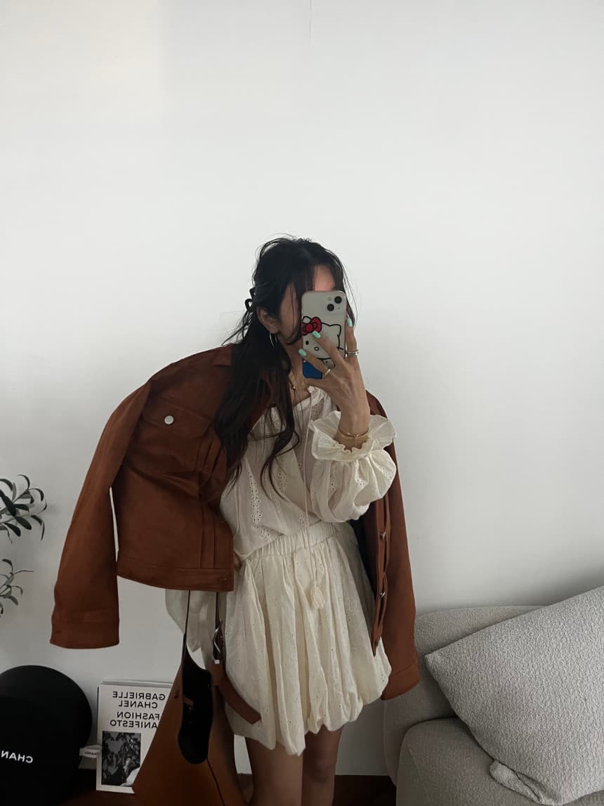 재고 있음 한 스타일 달콤함 자수 백 잡아라. 의류 상세 이미지 20