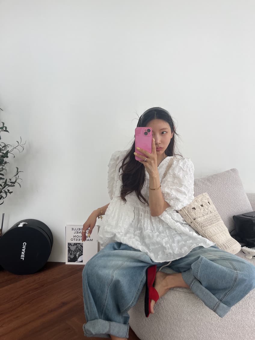 재고 있음 한 스타일 3 차원 꽃 백 잡아라. 의류 상세 이미지 5