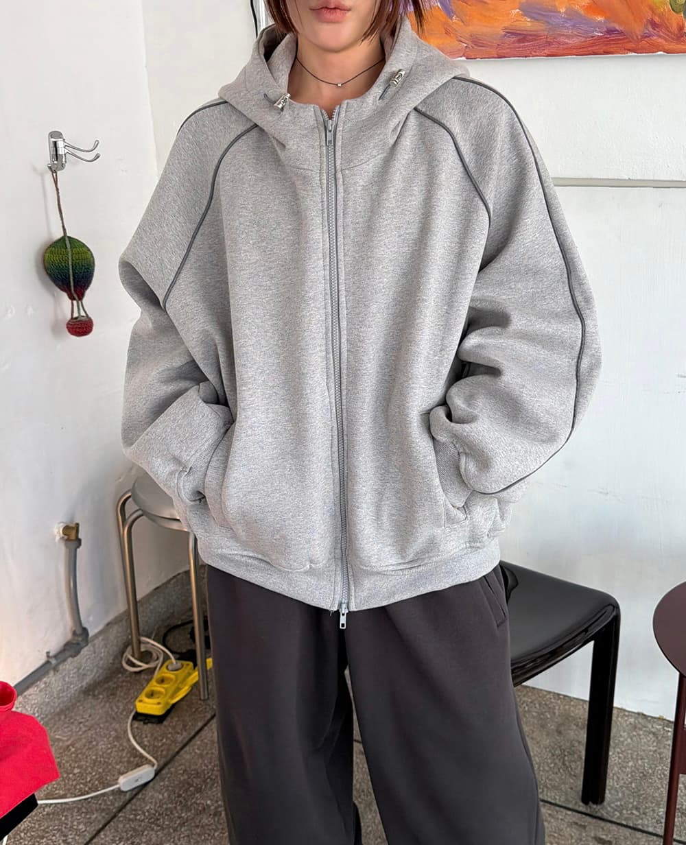 한 스타일 다용도 후드 티 스웨터 상세 이미지 19