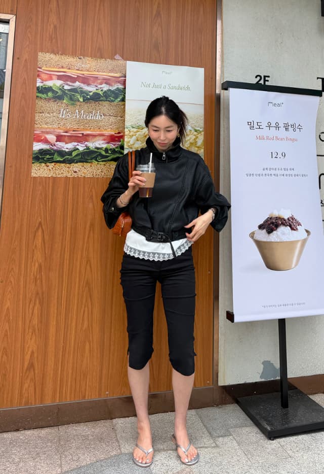 프랑스식 잘 생긴 오토바이 가죽 재킷 쇼트 스타일 재킷 상세 이미지 10