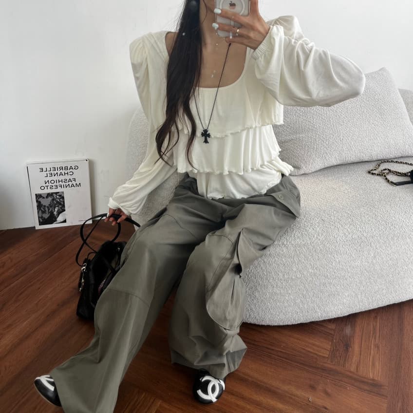 한 스타일 달콤함 백 잡아라. 의류 상세 이미지 22