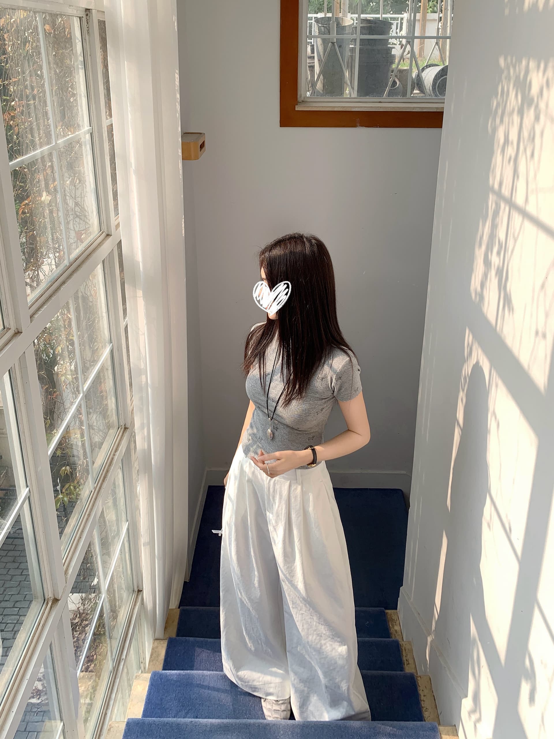 작은 키 하이웨이스트 다용도 와이드 레깅스 바지 2026 봄 새로운 루즈핏 도루 센스 슬림해 보이는 캐주얼 바지 9006# 상세 이미지 31