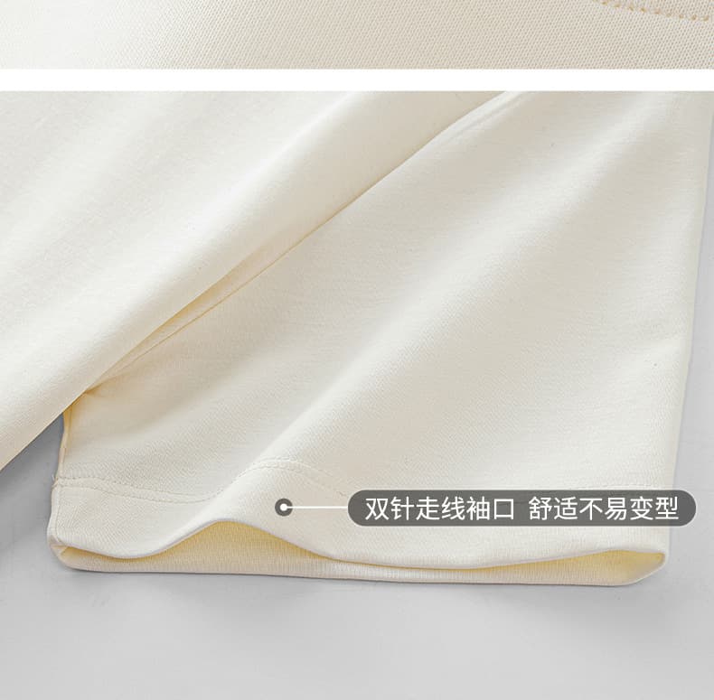 고급 항균 차가운 센스 반팔 티셔츠 남자 여름 240g 대나무 섬유 루즈핏 빛 얇은 얼음 실크 조수 브랜드 프린트 맨위 상세 이미지 20