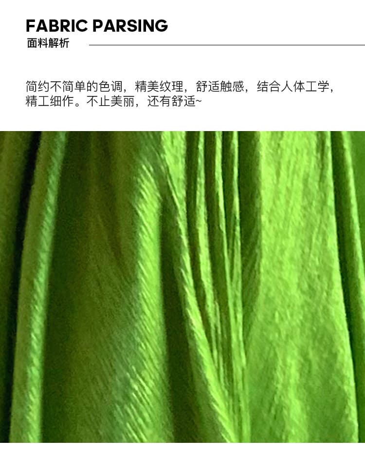 운남 관광 섹시함 백리스 스트랩 녹색 슬립 여성 드레스 여름 허리 수축 슬림해 보이는 휴가 분위기 센스 롱 스커트 상세 이미지 8