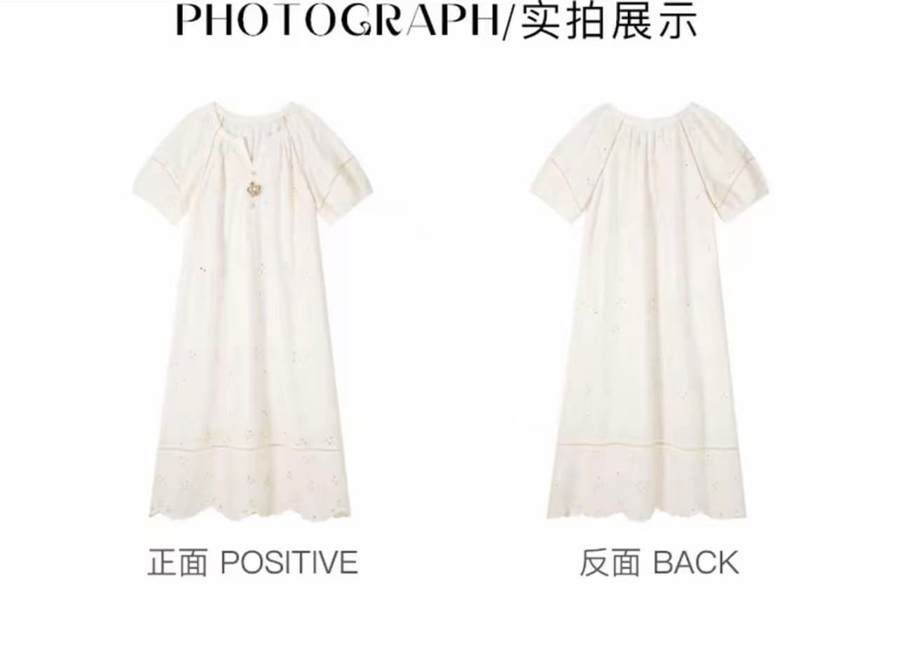 임산부 여름 새로운 패션 다용도 고급 센스 임신 기간 자수 루즈핏 품격 슬림해 보이는 드레스 상세 이미지 2