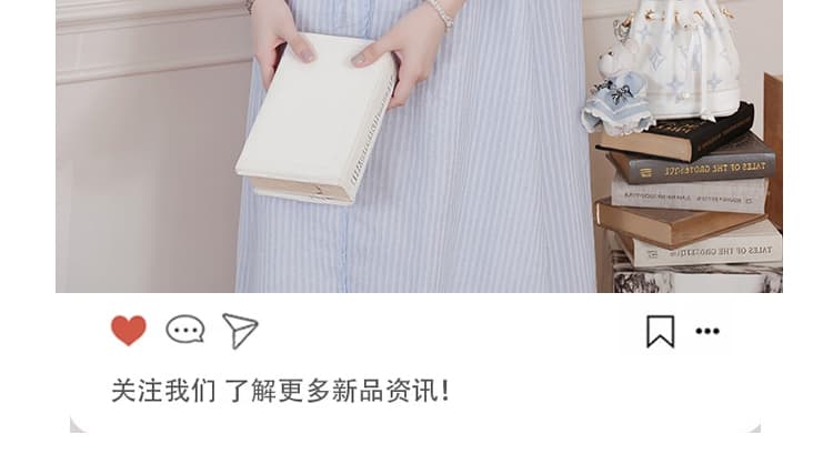 임산부 여름 드레스 새로운 페이크 레이어드 반팔 볼륨 레이스 디자인 센스 드레스 달콤함 슬림해 보이는 연령 감소 V넥 롱 스커트 상세 이미지 6