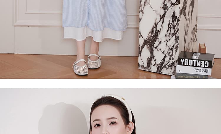 임산부 여름 드레스 새로운 페이크 레이어드 반팔 볼륨 레이스 디자인 센스 드레스 달콤함 슬림해 보이는 연령 감소 V넥 롱 스커트 상세 이미지 29