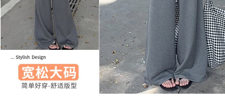 재고 있음 2026 년 이른 가을 느긋한 바람 스택 착용 긴팔 오픈 가디건 슬립 캐주얼 임산부 긴 바지 임산부 세 조각 세트 상세 이미지 13