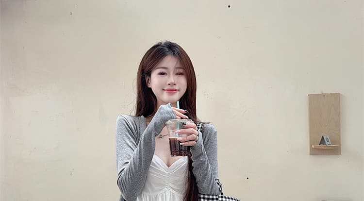 재고 있음 2026 년 이른 가을 느긋한 바람 스택 착용 긴팔 오픈 가디건 슬립 캐주얼 임산부 긴 바지 임산부 세 조각 세트 상세 이미지 33