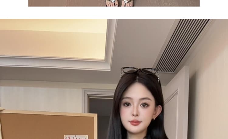 재고 있음 2026 년 패션 고급 센스 유럽어 버전 임산부 외국 가스 미니멀리즘 스카프 드레스 조끼 스커트 상세 이미지 18