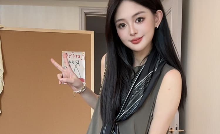 재고 있음 2026 년 패션 고급 센스 유럽어 버전 임산부 외국 가스 미니멀리즘 스카프 드레스 조끼 스커트 상세 이미지 27