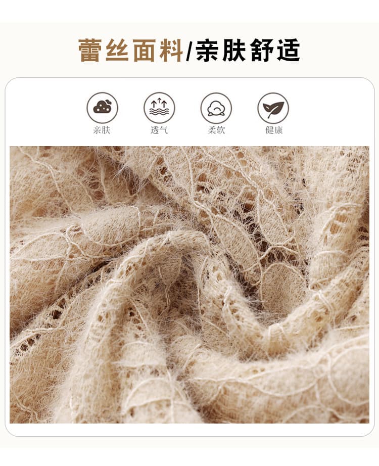 깃털 실 긴팔 얇은 스타일 레이스 외국 가스 새로운 라운드 넥 패션 몸매 가꾸기 슬림해 보이는 달콤함 연령 감소 맨위 상세 이미지 10