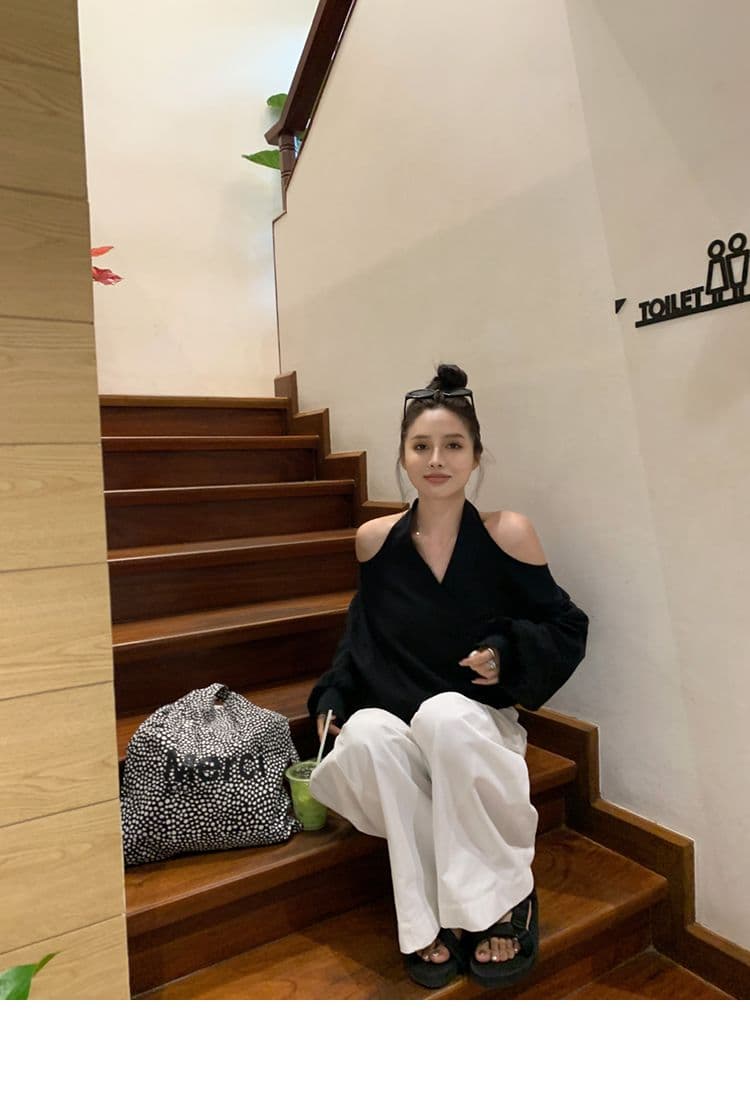 올해 인기 ~ 중 검정색 긴팔 후드티 여성 자이언트 슬림해 보이는 루즈핏 핫걸 느긋한 바람 패션 다용도 캐주얼 맨위 상세 이미지 20