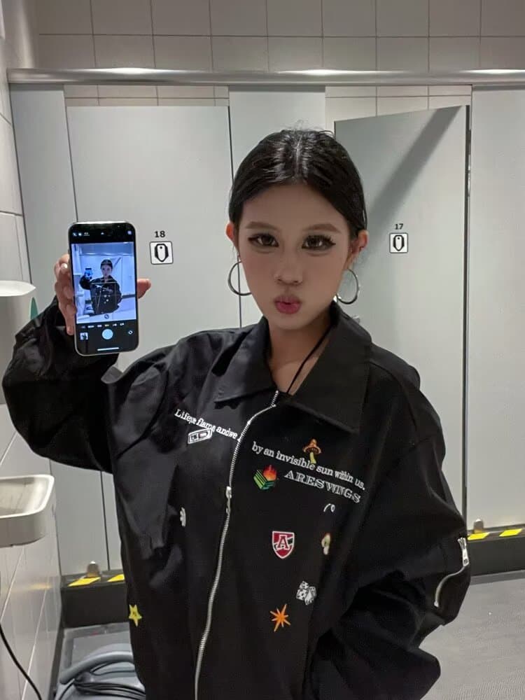2026 봄 가을 악당 잘 생긴 재킷 남자 ins 높음 거리 조수 브랜드 항구 바람 일본식 하라주쿠 스타일 한국 스타일 트렌드 루즈핏 재킷 상세 이미지 9