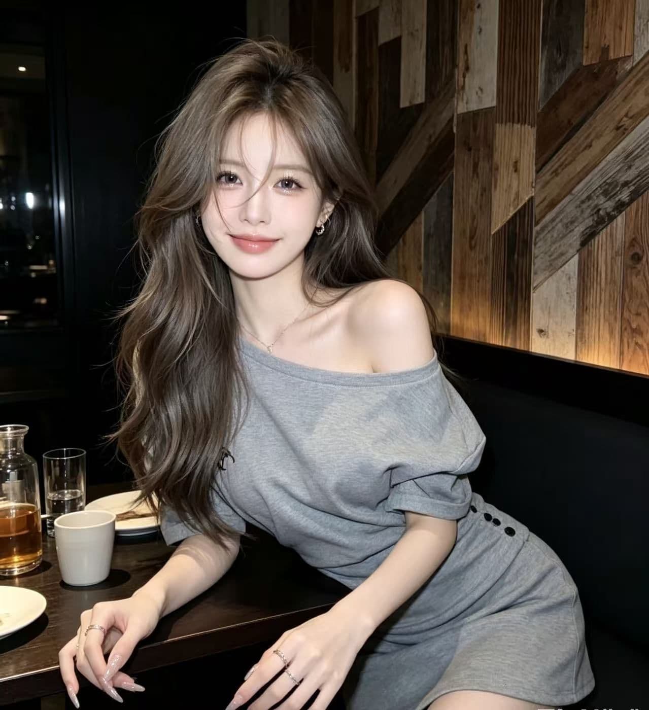 작은 키 자수 반팔 니트 맨위 세트 여성 여름 새로운 핫걸 하이웨이스트 슬림해 보이는 한 마디 반신 미니 스커트 상세 이미지 2