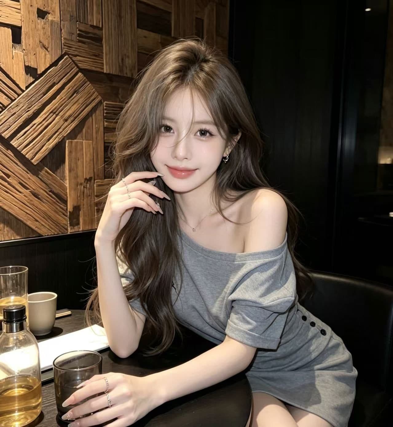 작은 키 자수 반팔 니트 맨위 세트 여성 여름 새로운 핫걸 하이웨이스트 슬림해 보이는 한 마디 반신 미니 스커트 상세 이미지 5