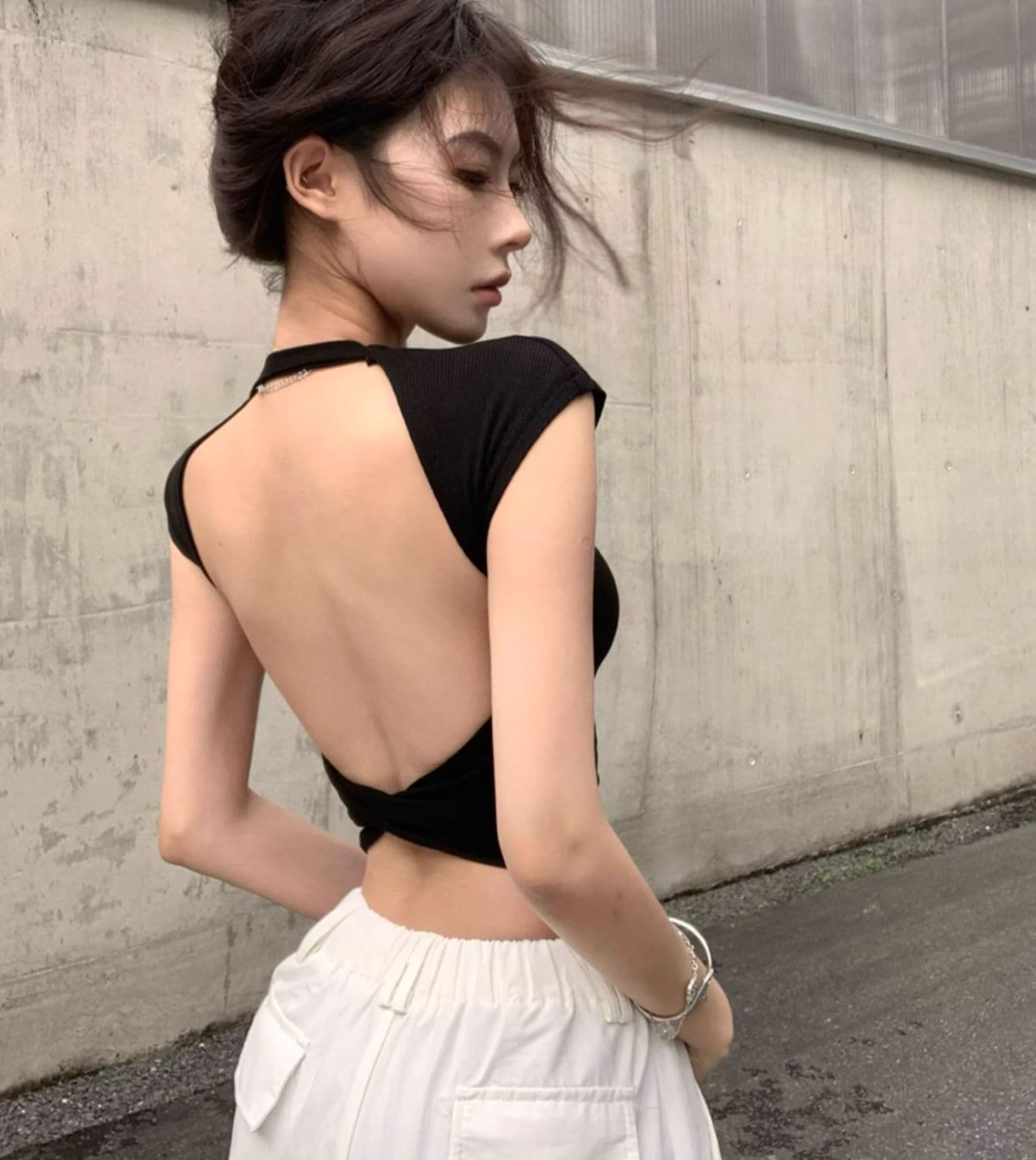 스트라이프 여성 셔츠 디자인 센스 작은 대중 가을 새로운 외국 가스 셔츠 학생 맨위 상세 이미지 6