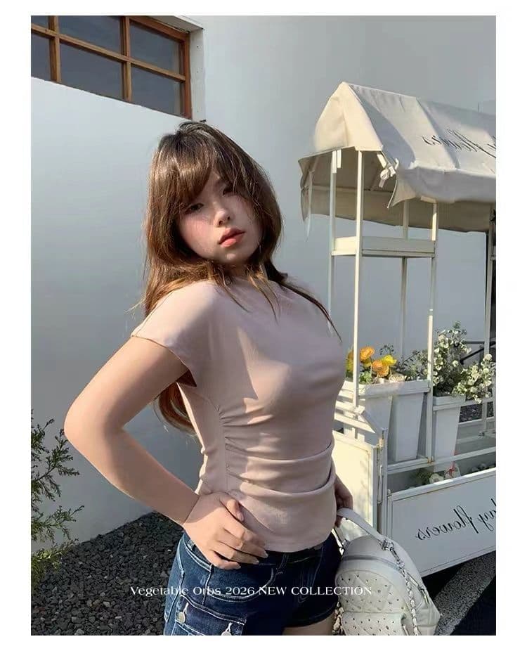 디자인 센스 마 오래된 로우 웨이스트 주머니 데님 반바지 상세 이미지 18