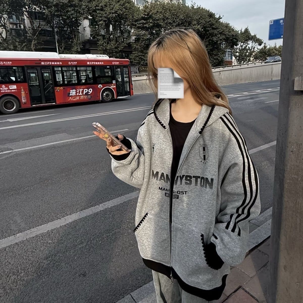 얇은 스타일 털이 있는 원본 솜씨 순수한 Mianhua 면 복합 후드티 여성 이미지 5