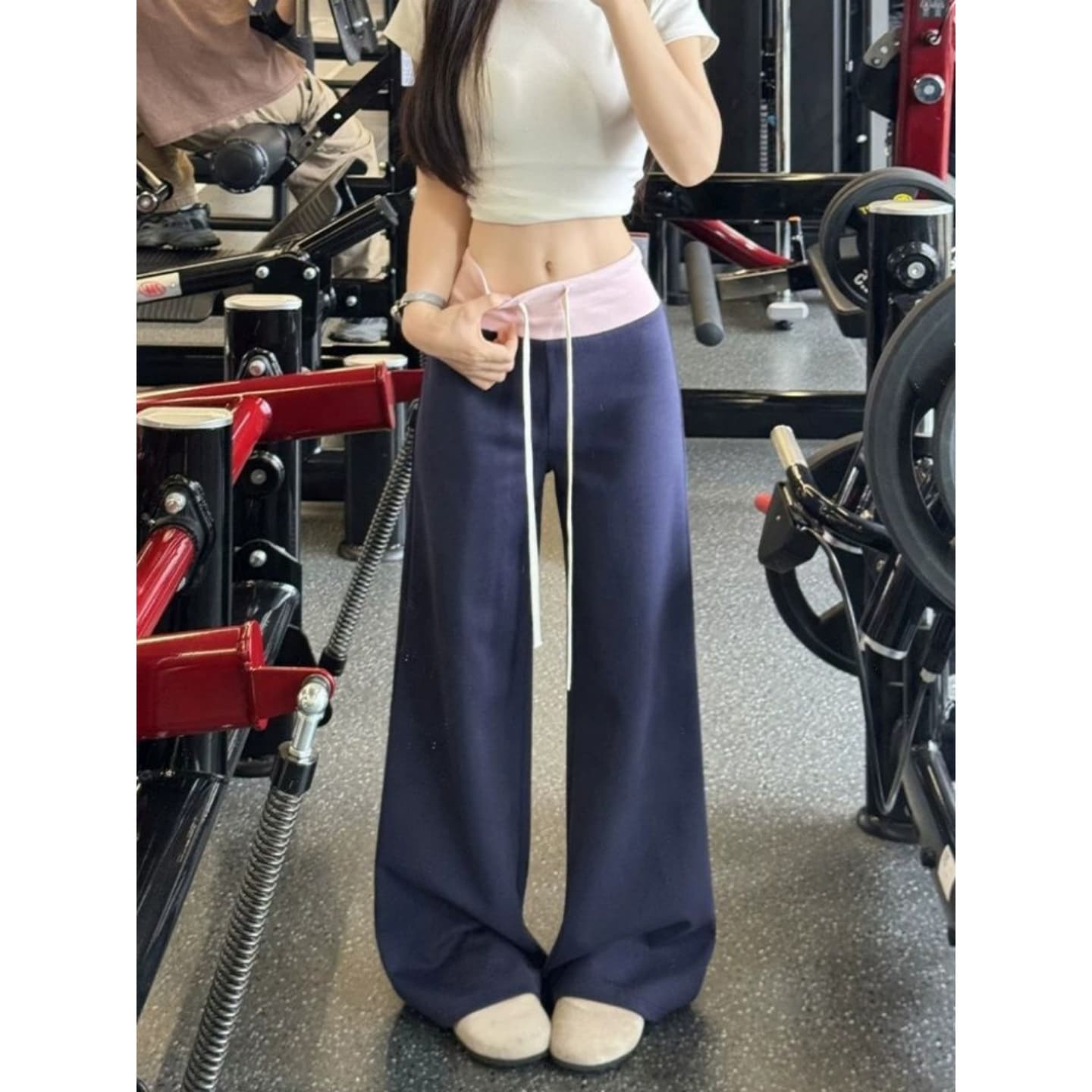 광저우 원본 남자 바 면 새로운 한 부서 느긋한 배색 패치워크 캐주얼 바지 아이들 상세 이미지 4