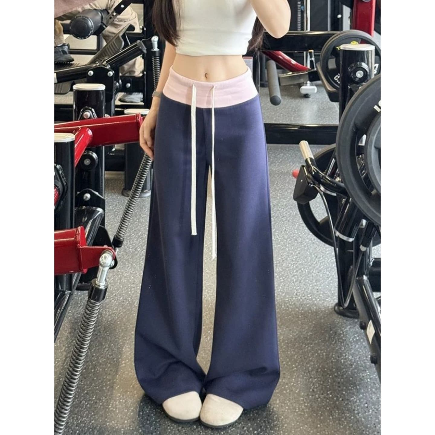 광저우 원본 남자 바 면 새로운 한 부서 느긋한 배색 패치워크 캐주얼 바지 아이들 상세 이미지 5