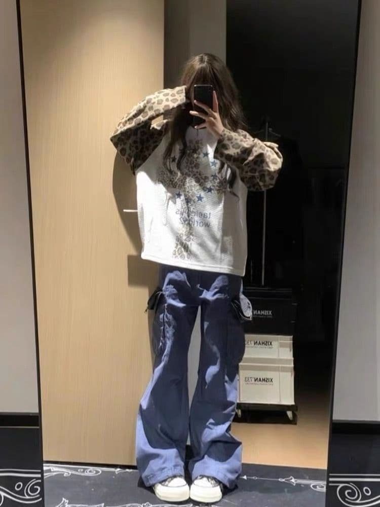 65 35 후아 남편 그리드 250그램 긴팔 티셔츠 여성 이미지 4