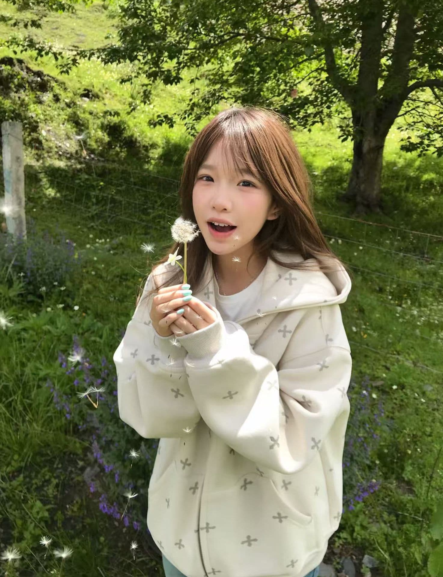 얇은 스타일 백금 지퍼 자수 이후 패키지 칼라 순수한 Mianhua 면 복합 후드티 여성 상세 이미지 9