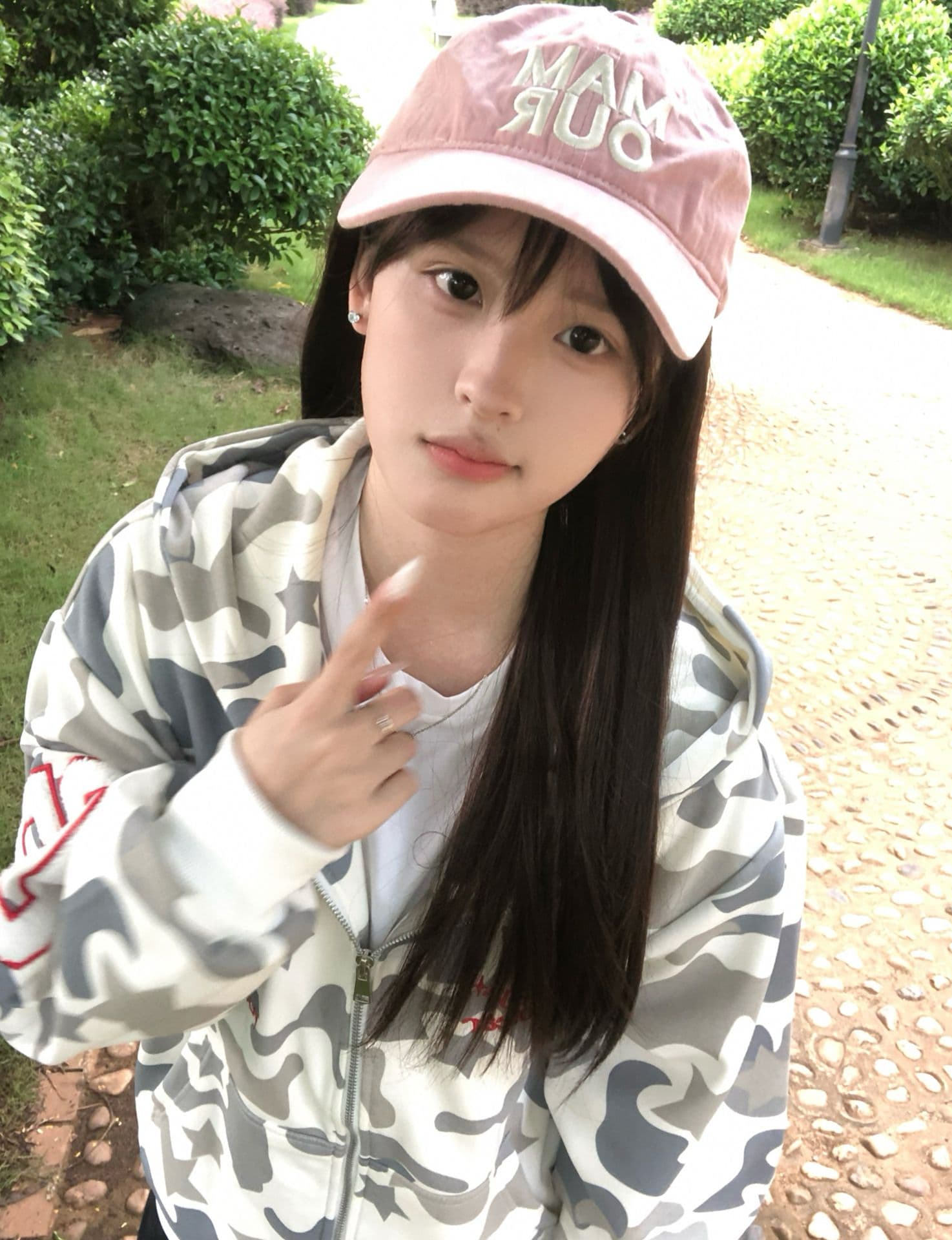 얇은 스타일 털이 있는 백금 지퍼 자수 원본 천 인사이드 펌프 순수한 Mianhua 면 복합 후드티 여성 이미지 3