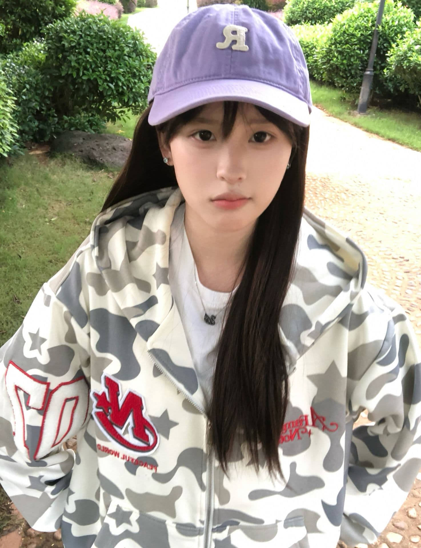 얇은 스타일 털이 있는 백금 지퍼 자수 원본 천 인사이드 펌프 순수한 Mianhua 면 복합 후드티 여성 이미지 4