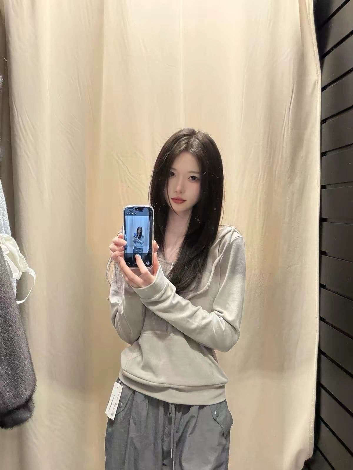 광저우 원본 원단 원본 솜씨 보안 버클 행침 카드 긴팔 s-xl 이미지 2