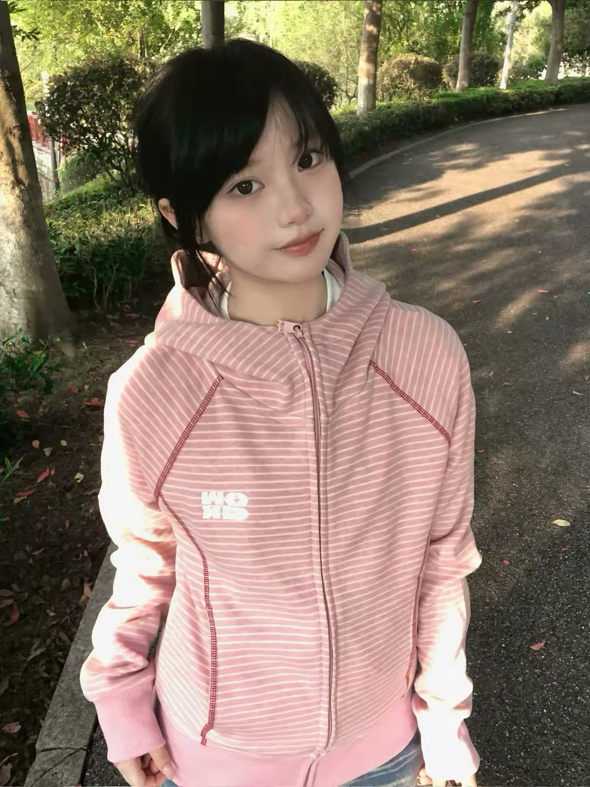 얇은 스타일 털이 있는 광저우 원본 원단 원본 솜씨 자수 보안 버클 행침 카드 후드티 이미지 2