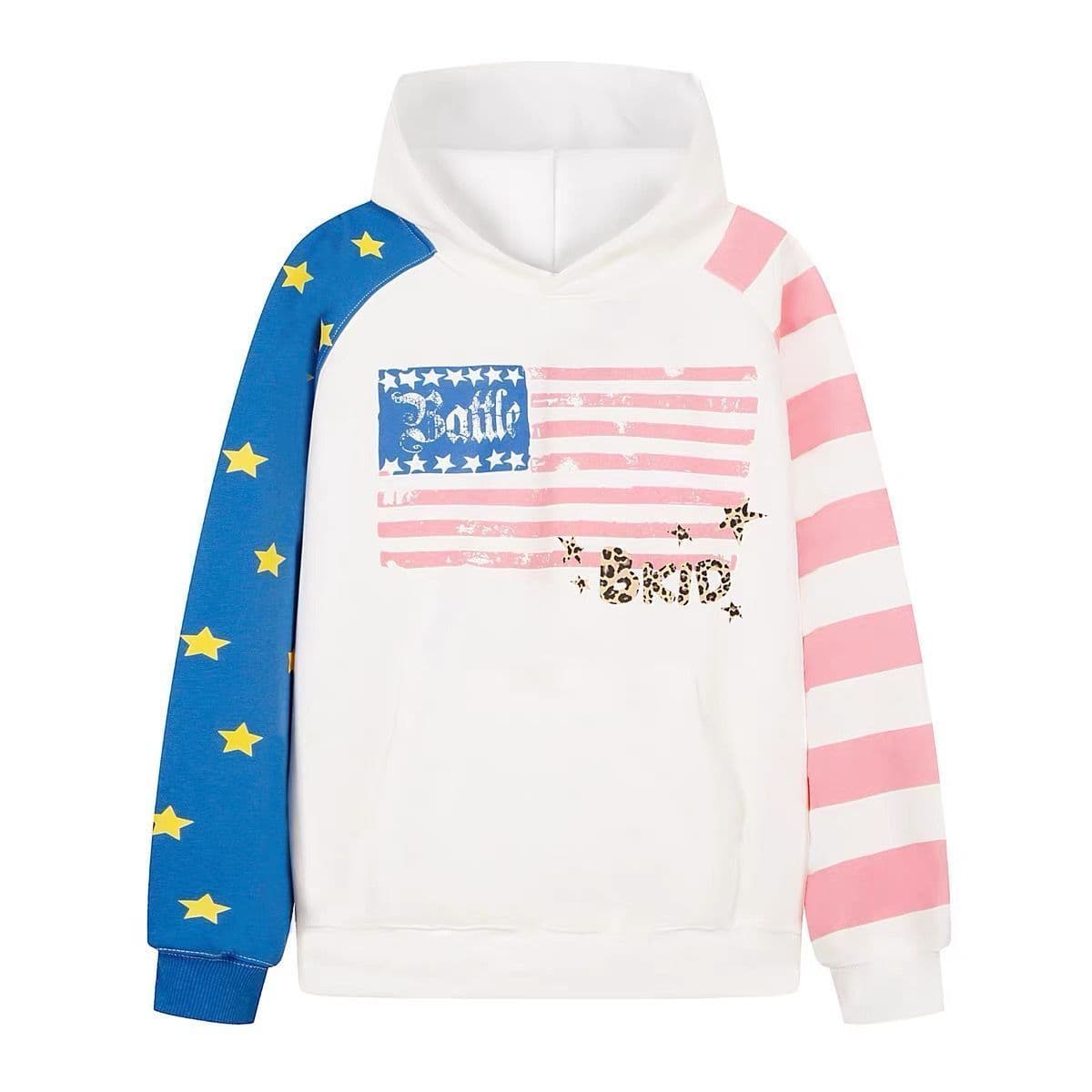 얇은 스타일 이후 패키지 칼라 순수한 Mianhua 면 복합 후드티 여성 상세 이미지 6