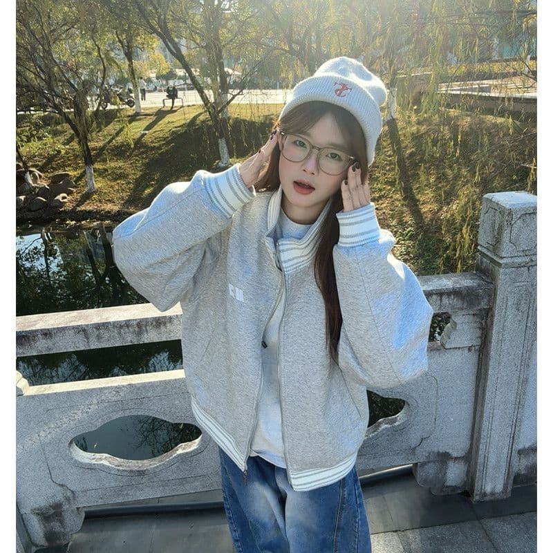 얇은 스타일 이후 패키지 칼라 순수한 Mianhua 면 복합 후드티 여성 상세 이미지 9