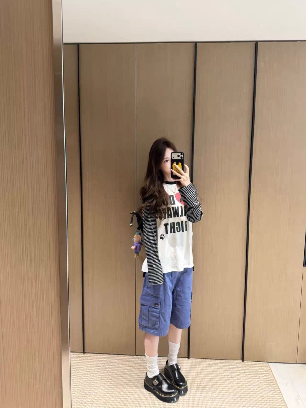 원본 솜씨 순면 220 그램 긴팔 티셔츠 여성 상세 이미지 3