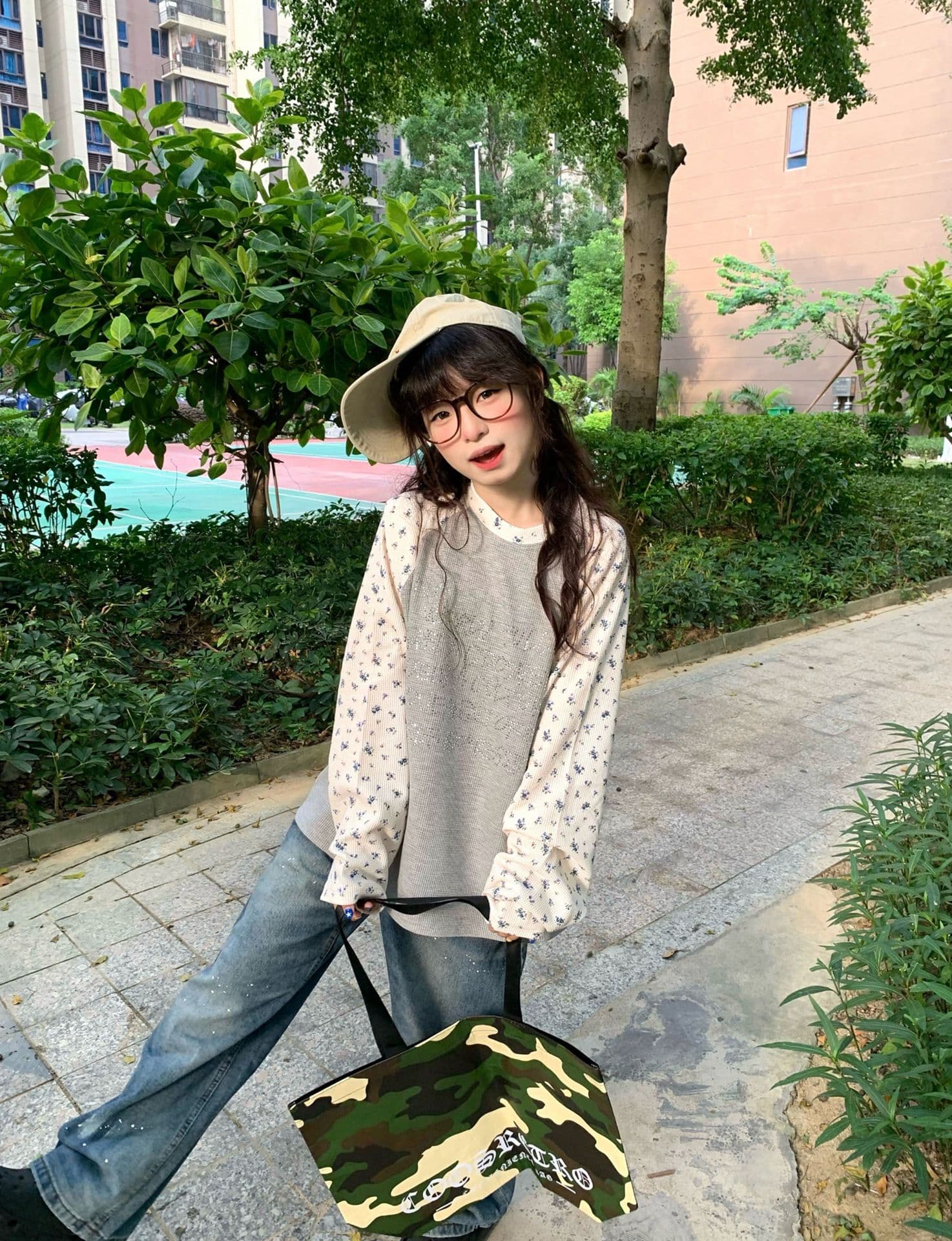 원본 솜씨 6535 후아 남편 그리드 250그램 긴팔 티셔츠 여성 상세 이미지 8