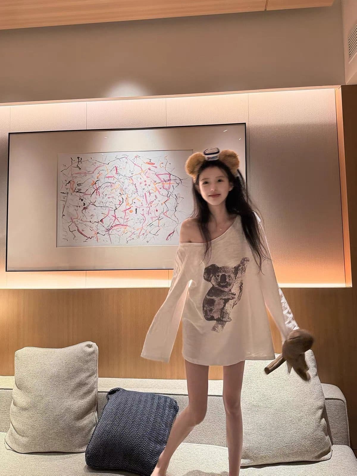 광저우 눈꽃 면 자외선 차단 블라우스 여성 상세 이미지 2